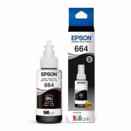 Botella de tinta Original Epson T664120 Negra