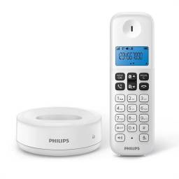 Teléfono inalámbrico Philips D1311W/77 Blanco