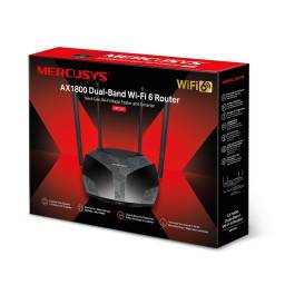 Router Wireless MERCUSYS MR70X WiFi6 Dual Band AX1800 (1201 y 574 Mbps) Gigabit MU-MIMO