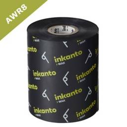 Ribbon Cera Inkanto AWR8 - 110mm Ancho - 74mm Largo - Buje 13mm - OUT - NEGRO