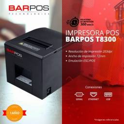 Impresora térmica de tickets Barpos T8300 - USB  Ethernet  Serial
