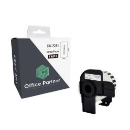 Rollo contnuo auto adhesivo Office Partner DK-2251 - Para QL-800