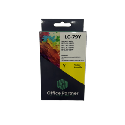 Tinta Office Partner LC-79Y para Brother Yellow Amarillo