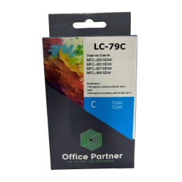 Tinta Office Partner LC-79C para Brother Cyan Azul