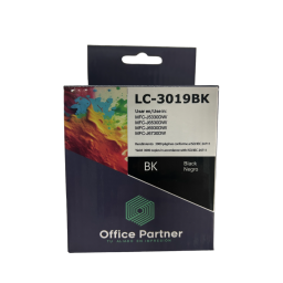 Tinta Office Partner LC-3019BK para Brother Black Negro