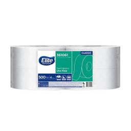 Papel Higinico Elite Professional Jumbo 500 metros Eco - 6 Rollos