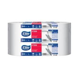 Papel Higinico Elite Professional Hoja Simple con Auto Corte 300m - 2 Rollos