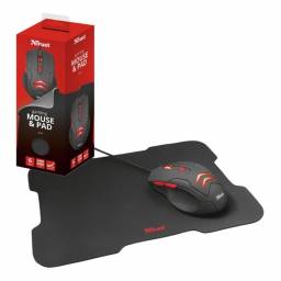 Combo Gamer Mouse + Mousepad Retroiluminad Trust Ziva