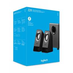 Parlantes Logitech Z211 2.1Ch Negro
