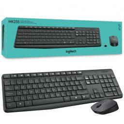 Combo Mouse y Teclado Logitech Inalambrico MK235