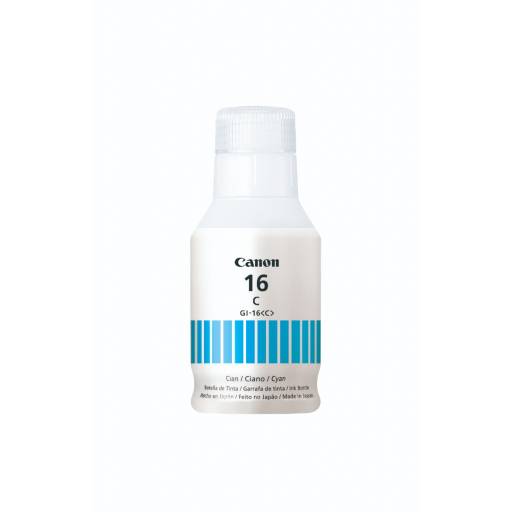 Botella de tinta Canon GL-16C - Cyan para equipos Maxify