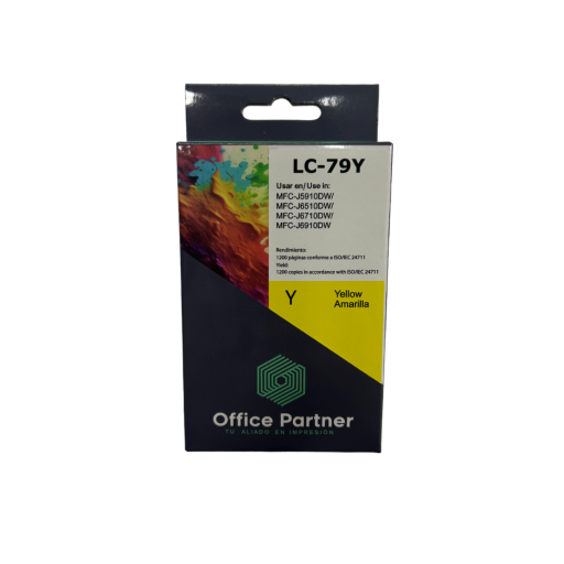 Tinta Office Partner LC-79Y para Brother Yellow/ Amarillo