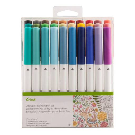 Set de Bolgrafos de Punta Fina Cricut  30 Colores