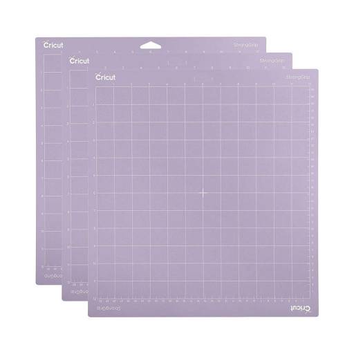 Paquete de 3 Tapetes de 30.5 cm x 30.5 cm (12" x 12") para Materiales Pesados - Tapetes StrongGrip de Cricut