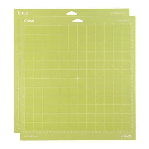 Paquete de 2 Tapetes de 30.5 cm x 30.5 cm (12" x 12") para Materiales de Peso Medio - Tapetes StandardGrip de Cricut