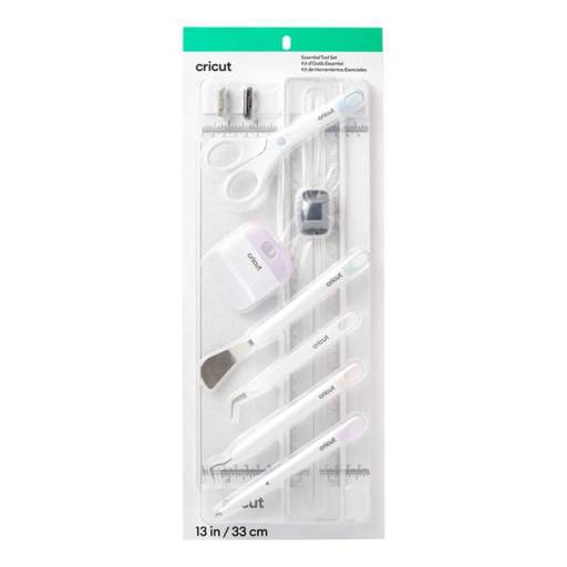 Kit de Herramientas Esenciales Cricut - Set de 7 Piezas con Cortador Porttil de 33 cm