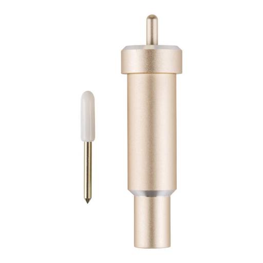 Cuchilla de Punta Fina Premium con Alojamiento Dorado para Cricut  Corte Preciso en Materiales Ligeros y Medios