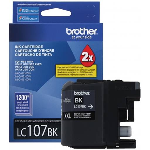 Cartucho de tinta Brother LC-107Bk