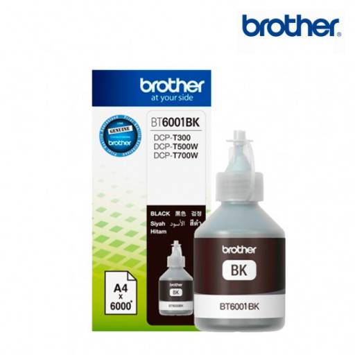 Botella de tinta Brother BT-6001BK