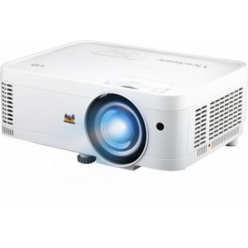 ViewSonic LS550WH - Proyector DLP - RGB LED - 3000 lmenes - WXGA (1280 x 800) - 16:10 - 720p - Tiro corto