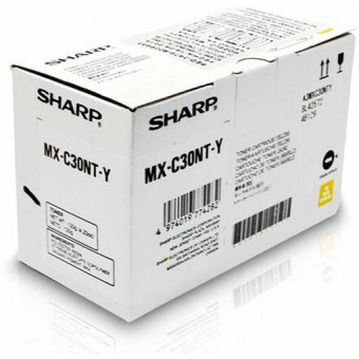 Toner Original Yellow SHARP MX-C30NT-Y