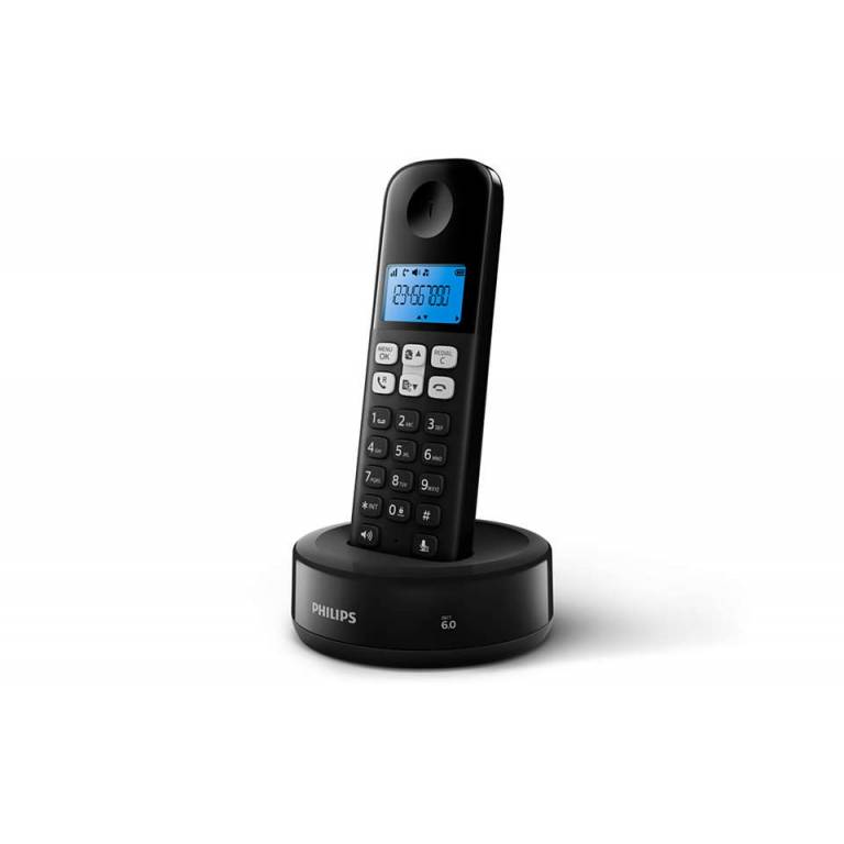 Telfono inalmbrico Philips D1311B/77 Negro 