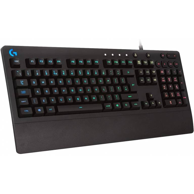TECLADO GAMER LOGITECH G213 PRODIGY RGB USB G MECH-DOME LIGHTSYNC RESISTENTE AL AGUA