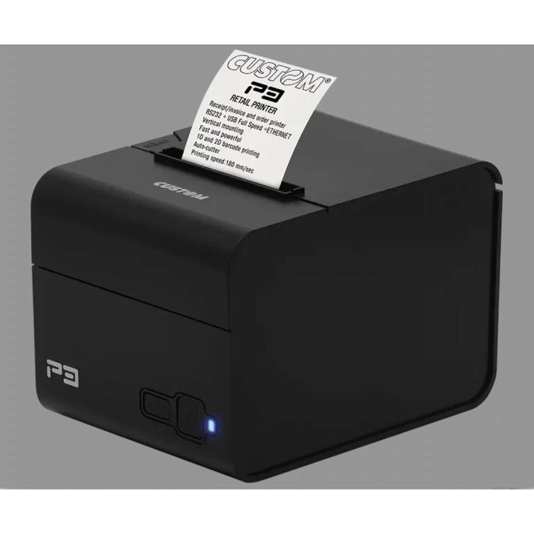 Impresora térmica de tickets / recibos Custom P3L - 80mm - 250 mm/s - USB - Ethernet
