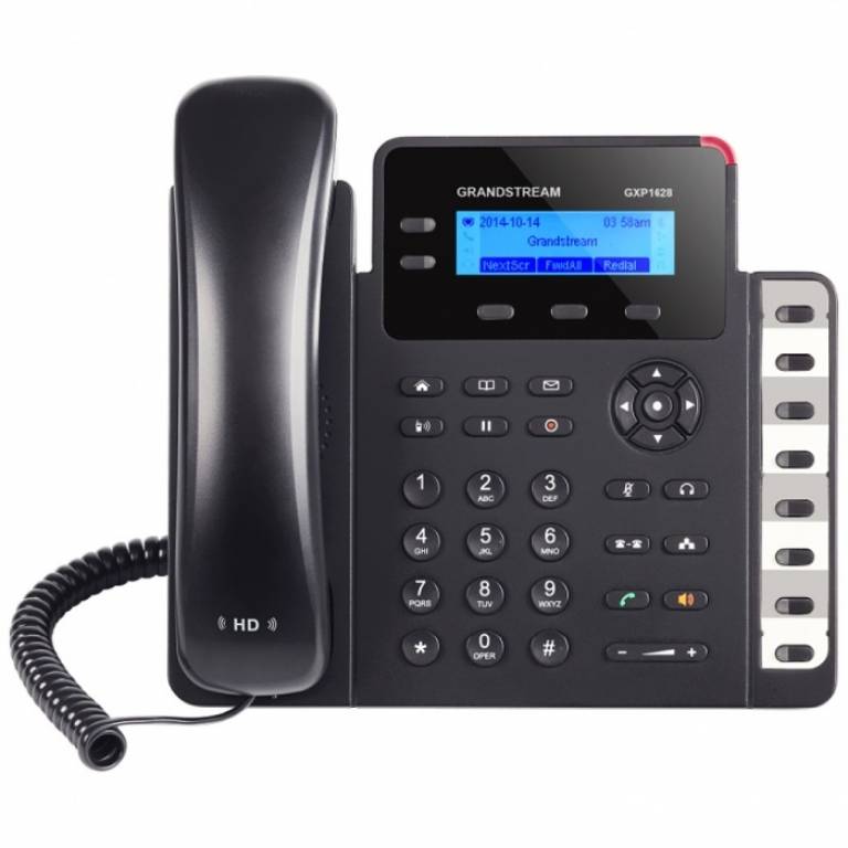  TELEFONO IP GRANDSTREAM SIP GXP1628 PoE 2 LINEAS