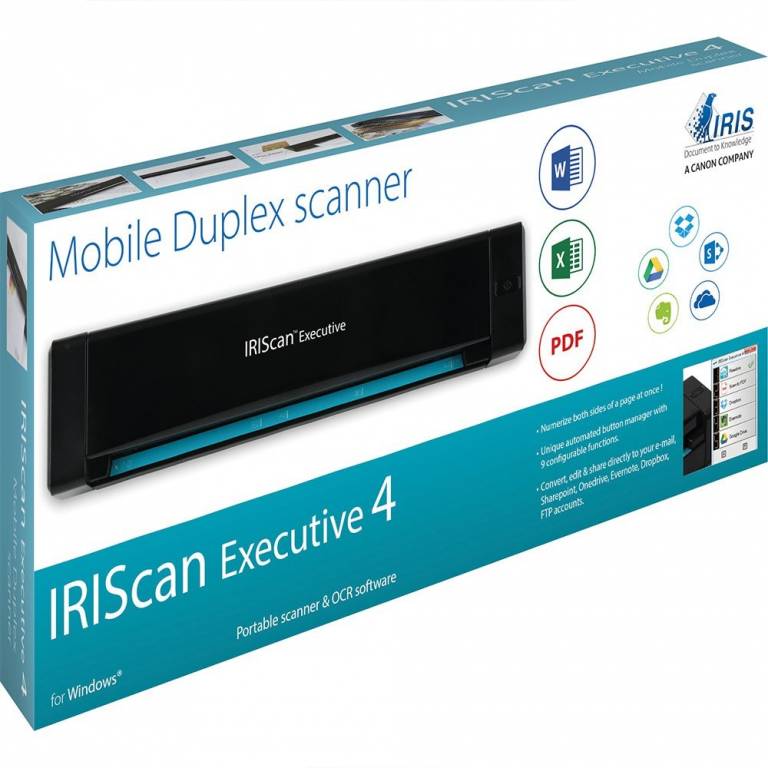 Escner porttil  IRIS - IRIScan Executive 4 Dplex - 8ppm
