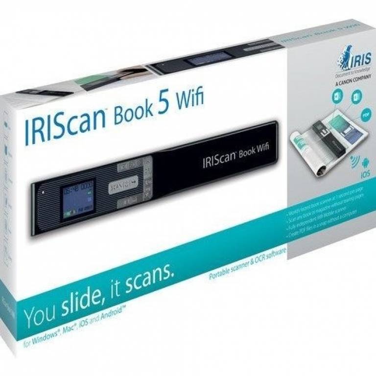 Escner porttil IRIS - IRIScan Book 5 Wi-Fi - 20ppm