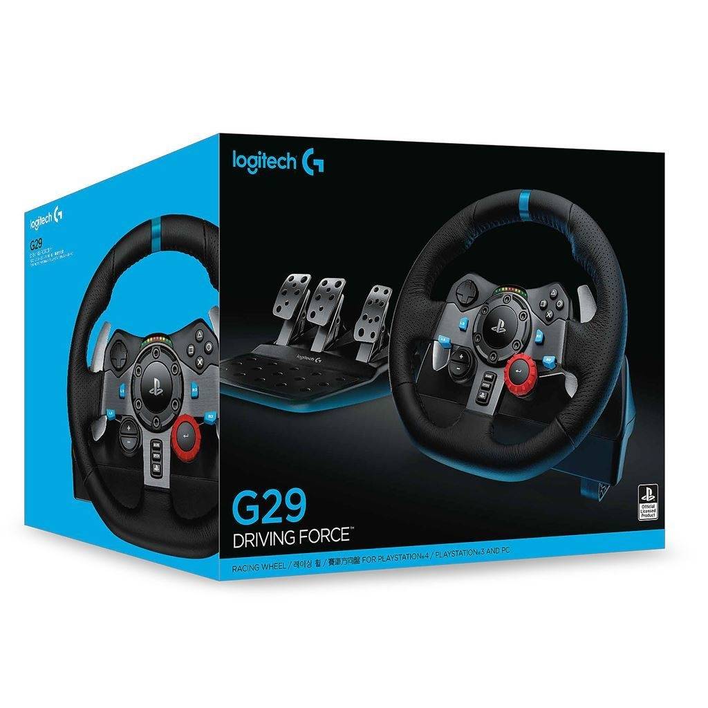 Volante Logitech G29 c/ pedalera Linea G PC PS3 PS4 PS5 Computación  Controles y Joystick