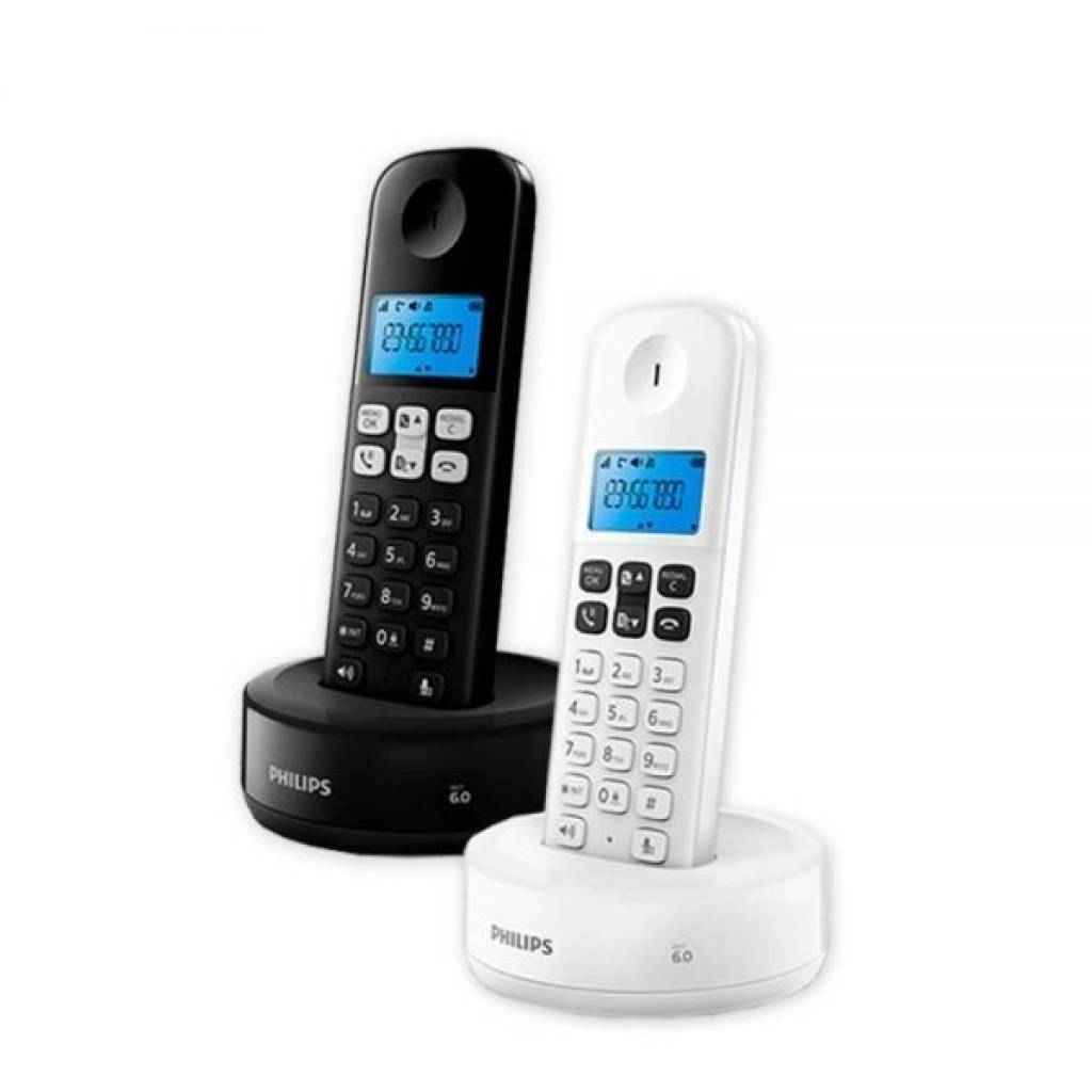 Teléfono inalámbrico Philips D1311B/77 Negro