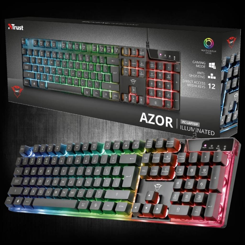 Teclado TRUST GAMING GXT 835 AZOR Computación Mouses y Teclados